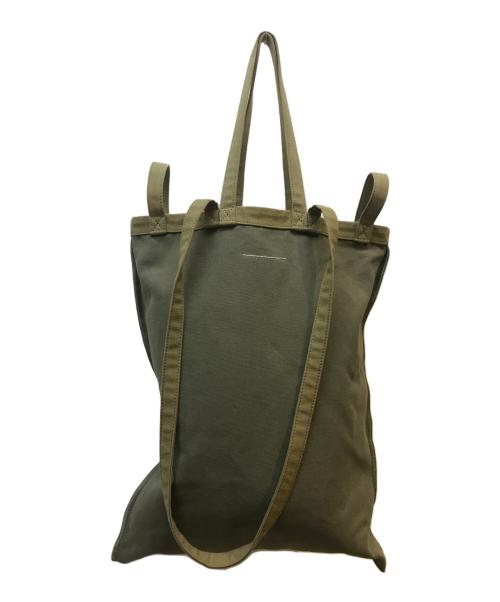MM6 Maison Margiela（エムエムシックスメゾンマルジェラ）MM6 Maison Margiela (エムエムシックス メゾンマルジェラ) トートバッグ グリーンの古着・服飾アイテム