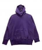 LOOPWHEELER×BEAMS PLUSループウィラー×ビームスプラス）の古着「スーパーヘビーウェイトフーディ」｜パープル