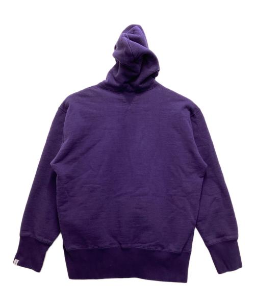 LOOPWHEELER（ループウィラー）LOOPWHEELER (ループウィラー) BEAMS PLUS (ビームスプラス) スーパーヘビーウェイトフーディ パープル サイズ:Ｌの古着・服飾アイテム