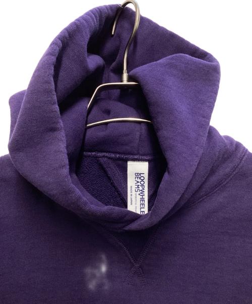 LOOPWHEELER（ループウィラー）LOOPWHEELER (ループウィラー) BEAMS PLUS (ビームスプラス) スーパーヘビーウェイトフーディ パープル サイズ:Ｌの古着・服飾アイテム