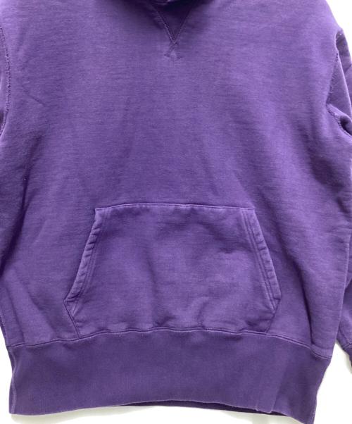 LOOPWHEELER（ループウィラー）LOOPWHEELER (ループウィラー) BEAMS PLUS (ビームスプラス) スーパーヘビーウェイトフーディ パープル サイズ:Ｌの古着・服飾アイテム
