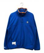 AAPE NOWエイエイプナウ）の古着「MOCK NECK FLEECE」｜ブルー