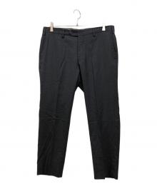 GERMANO×EDIFICE（ジェルマーノ×エディフィス）の古着「別注 サキソニーウォッシャブルスラックス CITY」｜ブラック