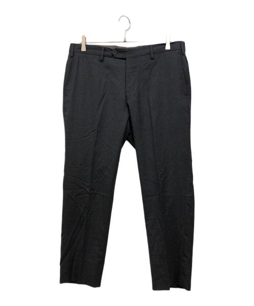 GERMANO（ジェルマーノ）GERMANO (ジェルマーノ) EDIFICE (エディフィス) 別注 サキソニーウォッシャブルスラックス CITY ブラック サイズ:50の古着・服飾アイテム