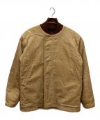 FULLCOUNTフルカウント）の古着「ショールカラーカバーオール」｜ブラウン