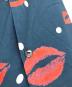中古・古着 Aloha Blossom (アロハブロッサム) Kiss ALOHA SHIRTS ネイビー サイズ:42：8000円