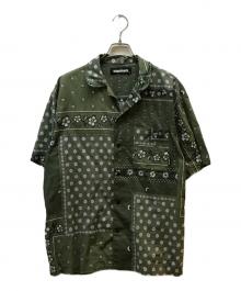 NEIGHBORHOOD（ネイバーフッド）の古着「BANDANA CHOPPED S/S SHIRT」｜グリーン