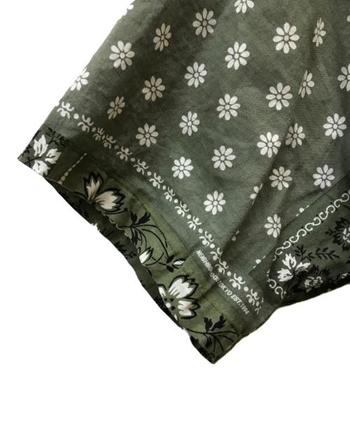 NEIGHBORHOOD（ネイバーフッド）NEIGHBORHOOD (ネイバーフッド) BANDANA CHOPPED S/S SHIRT グリーン サイズ:Mの古着・服飾アイテム