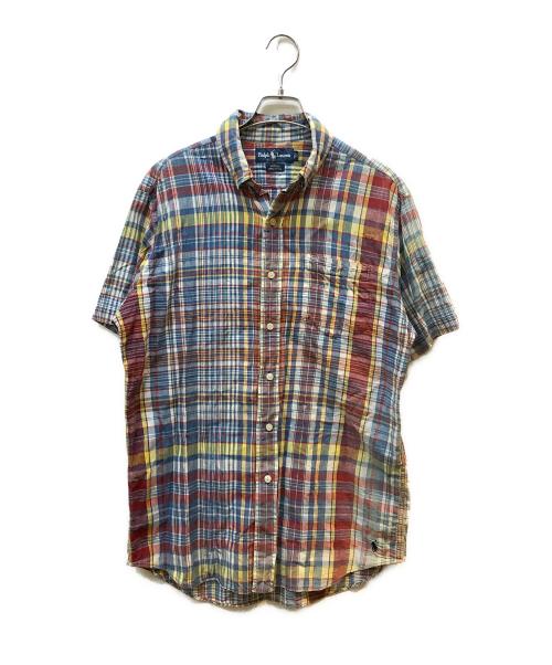 RALPH LAUREN（ラルフローレン）RALPH LAUREN (ラルフローレン) HERITAGE 裾ポニーチェックシャツ マルチカラー サイズ:Mの古着・服飾アイテム
