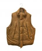 DAIWA PIER39ダイワ ピア39）の古着「GORE-TEX INFINIUM FIELD DOWN VEST」｜ブラウン