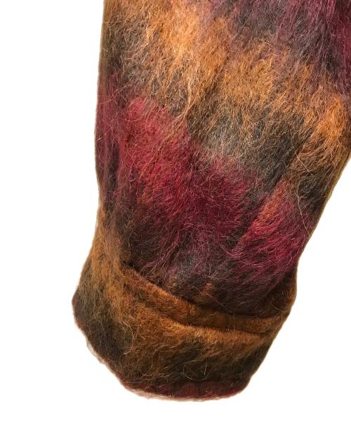 Yves Saint Laurent（イヴサンローラン）Yves Saint Laurent (イヴサンローラン) モヘア混コート ブラウン サイズ:Mの古着・服飾アイテム