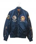 Schottショット）の古着「NYLON MA-1 APACHE」｜ネイビー