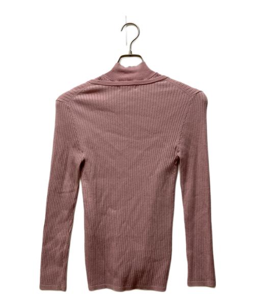 allureville（アルアバイル）allureville (アルアバイル) テンセルストレッチ アンサンブルカーディガン ピンク サイズ:SIZE 2の古着・服飾アイテム