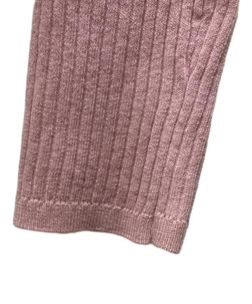 allureville（アルアバイル）allureville (アルアバイル) テンセルストレッチ アンサンブルカーディガン ピンク サイズ:SIZE 2の古着・服飾アイテム