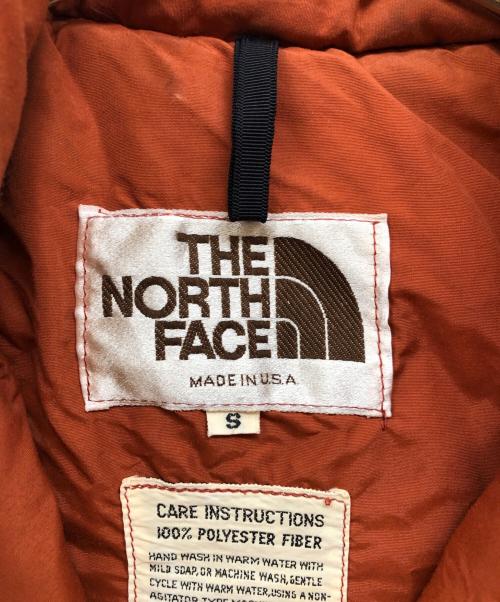 THE NORTH FACE（ザ ノース フェイス）THE NORTH FACE (ザ ノース フェイス) ヴィンテージダウンベスト オレンジ サイズ:Sの古着・服飾アイテム