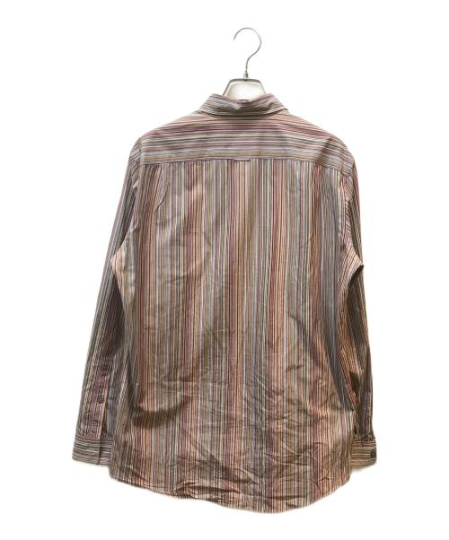 Paul Smith London（ポールスミスロンドン）Paul Smith London (ポールスミスロンドン) マルチカラーストライプシャツ マルチカラー サイズ:XLの古着・服飾アイテム
