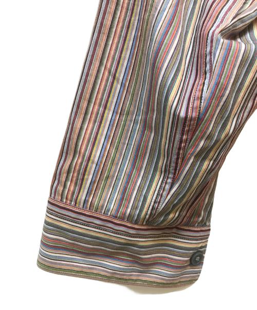 Paul Smith London（ポールスミスロンドン）Paul Smith London (ポールスミスロンドン) マルチカラーストライプシャツ マルチカラー サイズ:XLの古着・服飾アイテム