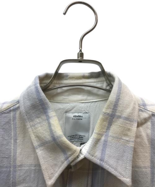 VISVIM（ビズビム）VISVIM (ビズビム) Black Elk Flannel フランネルシャツ ホワイト サイズ:Ｓの古着・服飾アイテム
