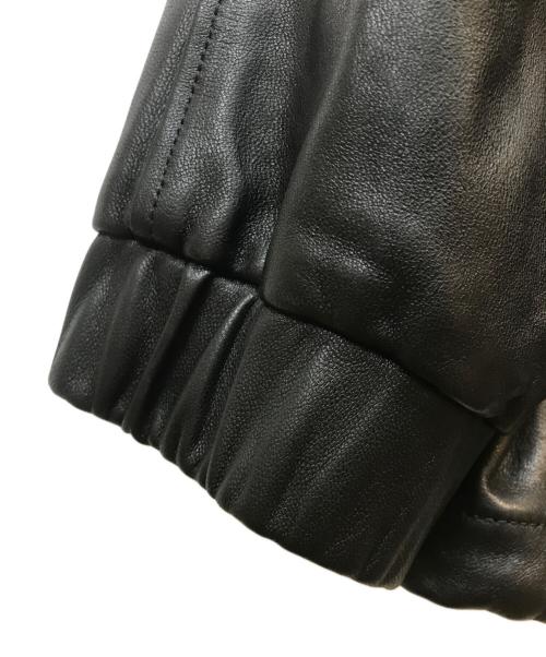 beautiful people（ビューティフルピープル）beautiful people (ビューティフルピープル) LAMB LEATHER COACH JACKET ブラック サイズ:36の古着・服飾アイテム