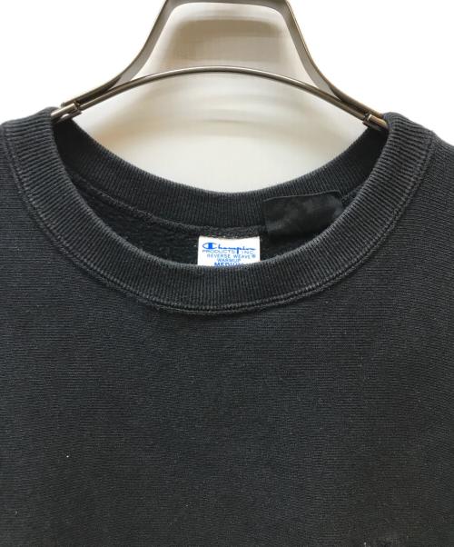 BEAMS BOY（ビームスボーイ）BEAMS BOY (ビームスボーイ) Needles (ニードルズ) Champion (チャンピオン) トリプルネーム REVERSE WEAVE スウェット ブラック×パープル サイズ:Mの古着・服飾アイテム