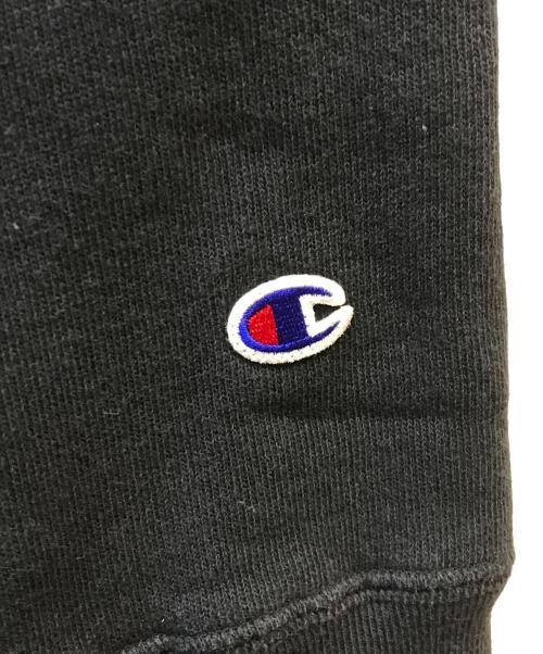 BEAMS BOY（ビームスボーイ）BEAMS BOY (ビームスボーイ) Needles (ニードルズ) Champion (チャンピオン) トリプルネーム REVERSE WEAVE スウェット ブラック×パープル サイズ:Mの古着・服飾アイテム