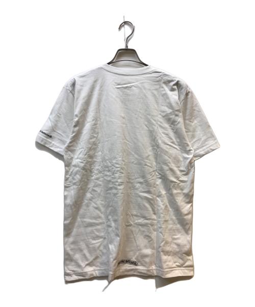 CHROME HEARTS（クロムハーツ）CHROME HEARTS (クロムハーツ) ネックロゴtシャツ ホワイト サイズ:Lの古着・服飾アイテム