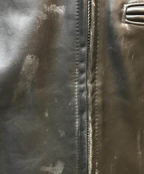 Schott（ショット）Schott (ショット) 裏ボアシングルライダースジャケット ブラック サイズ:38の古着・服飾アイテム