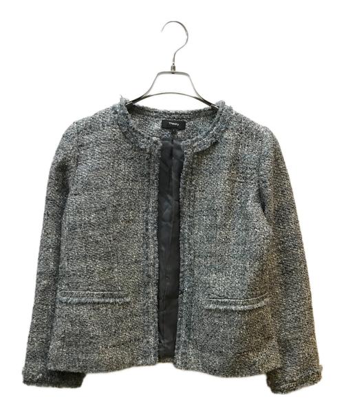 theory（セオリー）theory (セオリー) FRINGE SLIM セットアップ グレー サイズ:2の古着・服飾アイテム