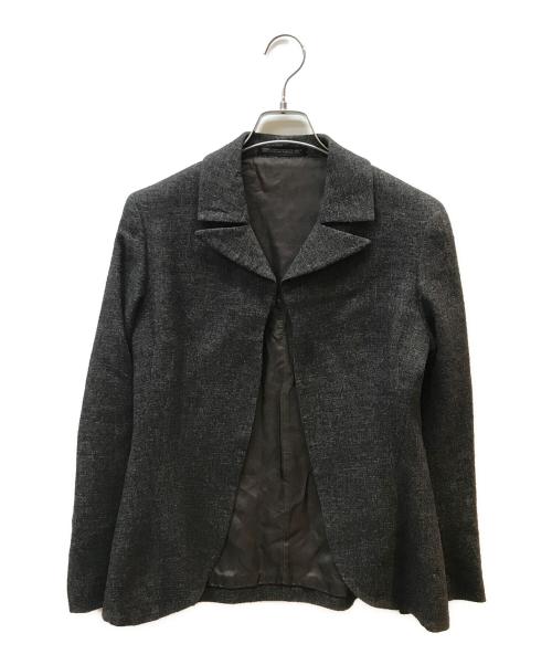 YOHJI YAMAMOTO（ヨウジヤマモト）YOHJI YAMAMOTO (ヨウジヤマモト) アーカイブウールリネンセットアップ ブラウン サイズ:XSの古着・服飾アイテム