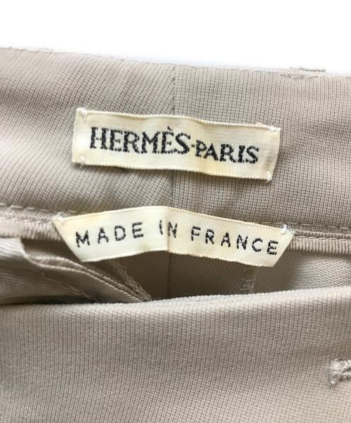 HERMES（エルメス）HERMES (エルメス) アーカイブタックワイドパンツ ベージュ サイズ:SIZE 40の古着・服飾アイテム