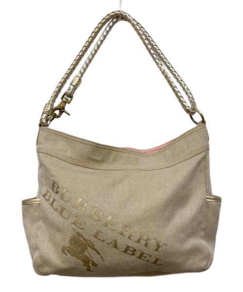 BURBERRY BLUE LABEL（バーバリー ブルー レーベル）BURBERRY BLUE LABEL (バーバリー ブルー レーベル) ショルダーバッグ ベージュの古着・服飾アイテム