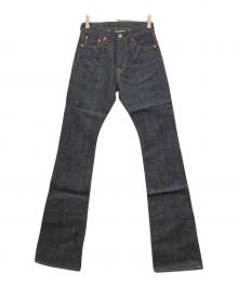 FLAT HEAD（フラット ヘッド）の古着「3007ブーツカットデニムパンツ」｜インディゴ