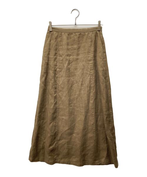 JOURNAL STANDARD（ジャーナルスタンダード）JOURNAL STANDARD (ジャーナルスタンダード) Northernリネンストレートスカート オリーブ サイズ:38の古着・服飾アイテム