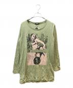 hystericsヒステリックス）の古着「ロングスリーブカットソー」｜グリーン