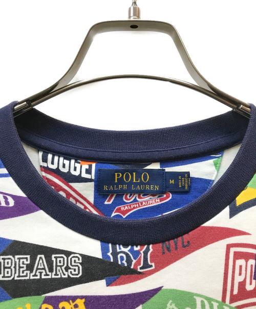 POLO RALPH LAUREN（ポロ・ラルフローレン）POLO RALPH LAUREN (ポロ・ラルフローレン) ペナントワッペンスウェット マルチカラー サイズ:Mの古着・服飾アイテム
