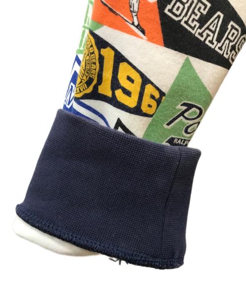 POLO RALPH LAUREN（ポロ・ラルフローレン）POLO RALPH LAUREN (ポロ・ラルフローレン) ペナントワッペンスウェット マルチカラー サイズ:Mの古着・服飾アイテム