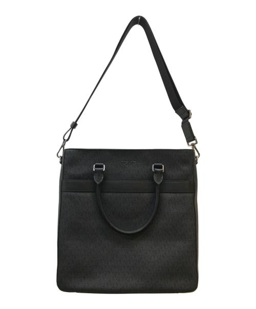 MICHAEL KORS（マイケル・コース）MICHAEL KORS (マイケルコース) モノグラム 2WAYトートバッグ グレーの古着・服飾アイテム