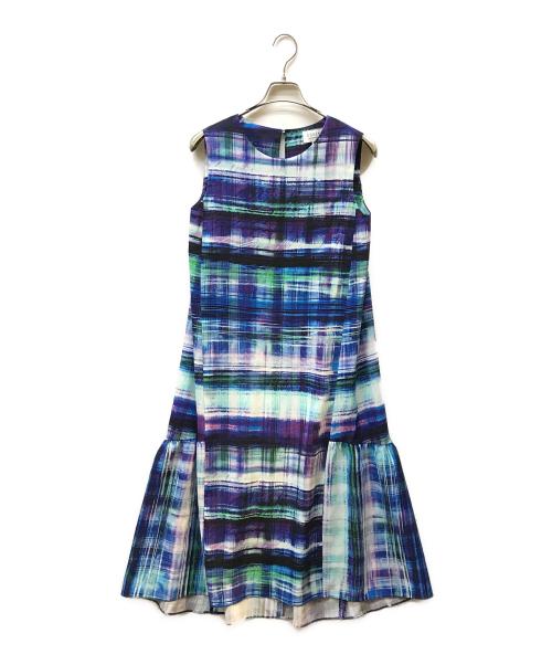 ESSEN .LAUTREAMONT（エッセン.ロートレアモン）ESSEN .LAUTREAMONT (エッセン.ロートレアモン) ノースリーブワンピース パープル サイズ:38の古着・服飾アイテム