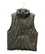 NANGAナンガ）の古着「AURORA TEX STAND COLLAR DOWN VEST」｜オリーブ
