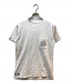 CHROME HEARTSクロムハーツ）の古着「Multi Back Logo S/S Pocket tee」｜ホワイト