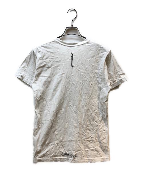 CHROME HEARTS（クロムハーツ）CHROME HEARTS (クロムハーツ) Multi Back Logo S/S Pocket tee ホワイト サイズ:Mの古着・服飾アイテム