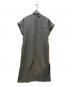 AURALEE（オーラリー）の古着「HARD TWIST WOOL DOUBLE FACE CHECK SLEEVELESS ONE-PIECE」｜グレー