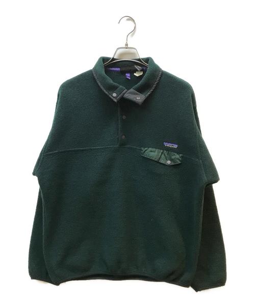 Patagonia（パタゴニア）Patagonia (パタゴニア) 97年製 SYNCHILLA フリーススナップT グリーン サイズ:Mの古着・服飾アイテム