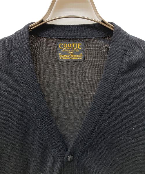 COOTIE（クーティー）COOTIE (クーティー) Vネックカーディガン ブラック サイズ:Lの古着・服飾アイテム