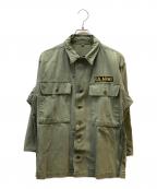 US ARMYユーエスアーミー）の古着「M-47 HBT JACKET」｜グリーン