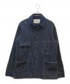 WAREHOUSEウエアハウス）の古着「ウォバッシュカバーオール」｜ネイビー
