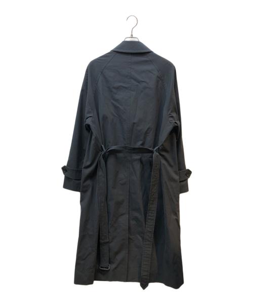 AURALEE（オーラリー）AURALEE (オーラリー) Finx Hard Twist Gabardine Soutien Collar Coat ブラック サイズ:3の古着・服飾アイテム