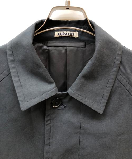 AURALEE（オーラリー）AURALEE (オーラリー) Finx Hard Twist Gabardine Soutien Collar Coat ブラック サイズ:3の古着・服飾アイテム