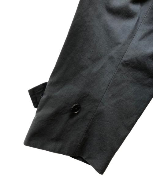 AURALEE（オーラリー）AURALEE (オーラリー) Finx Hard Twist Gabardine Soutien Collar Coat ブラック サイズ:3の古着・服飾アイテム