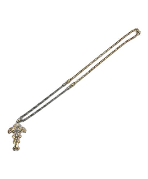 DOLCE & GABBANA（ドルチェ＆ガッバーナ）DOLCE & GABBANA (ドルチェ＆ガッバーナ) ロザリオネックレス ゴールド×シルバーの古着・服飾アイテム